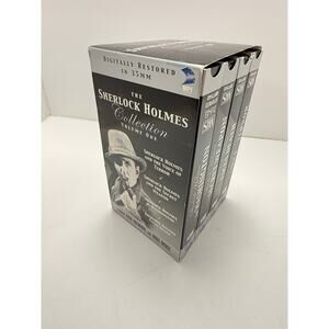 Sherlock Holmes Collection Volume One VHS Box Set Basil Rathbone Nigel Bruce 4